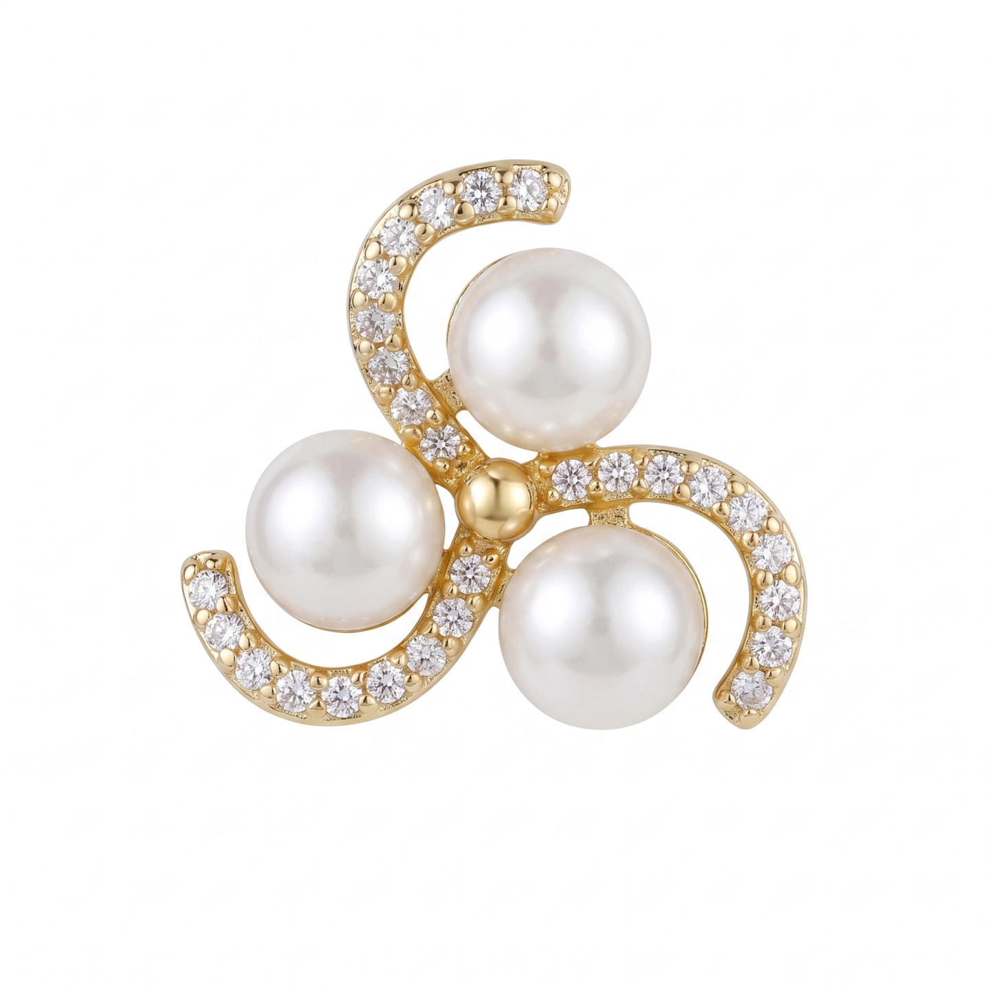 Brincos perola Shell luxo DCG1809