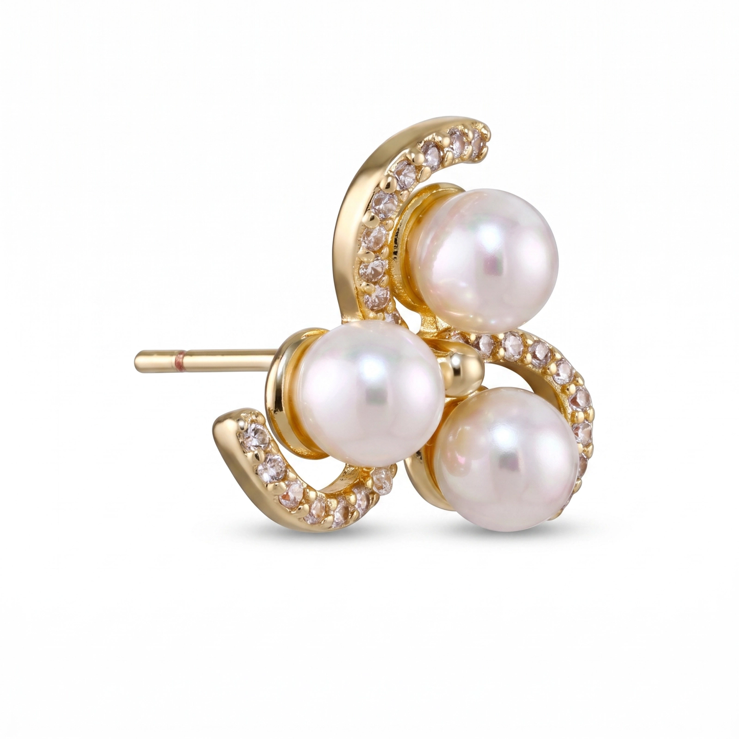Brincos perola Shell luxo DCG1809