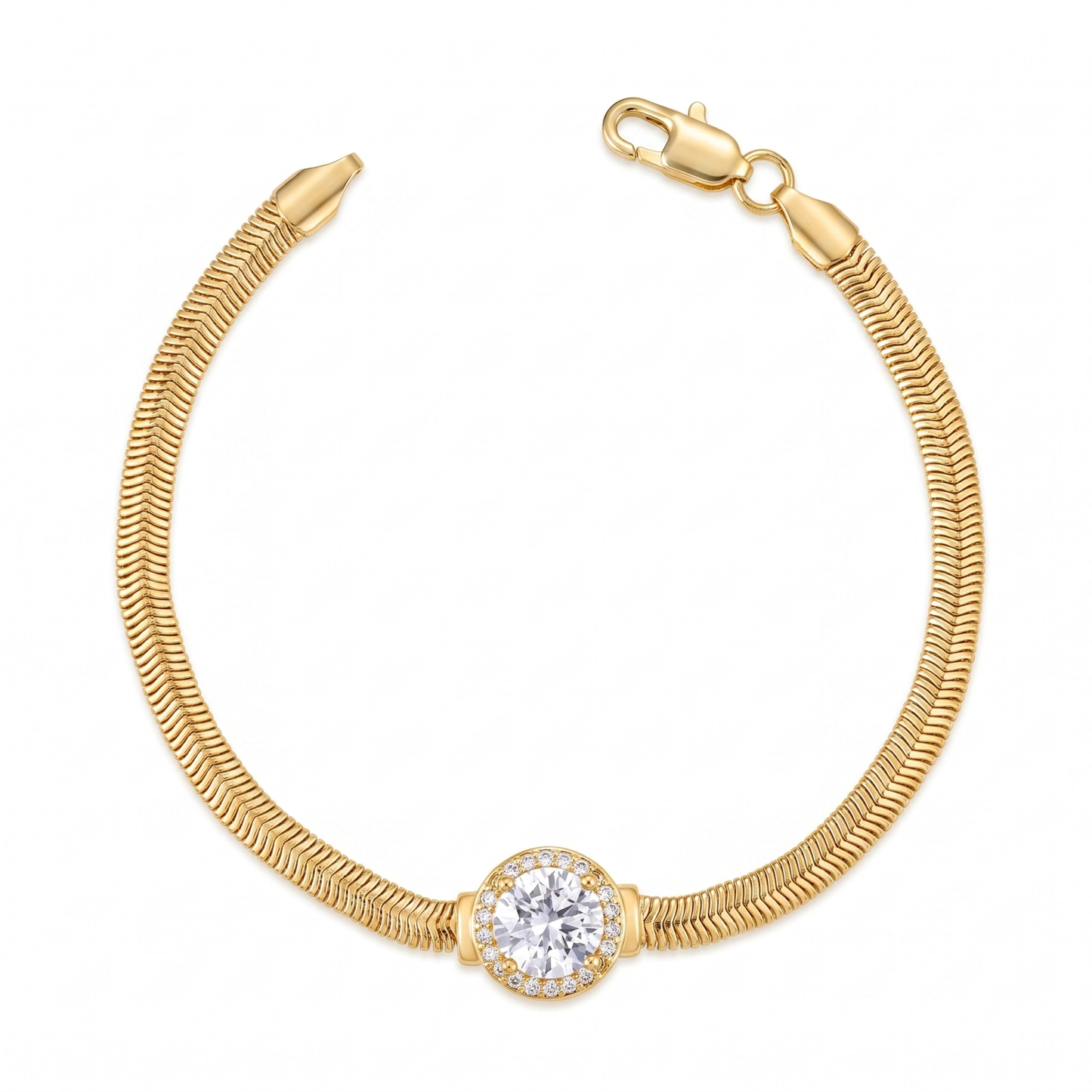 Pulseira Malha Com Ponto De Luz DCG1821