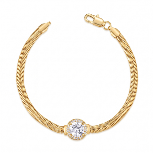 Pulseira Malha Com Ponto De Luz DCG1821