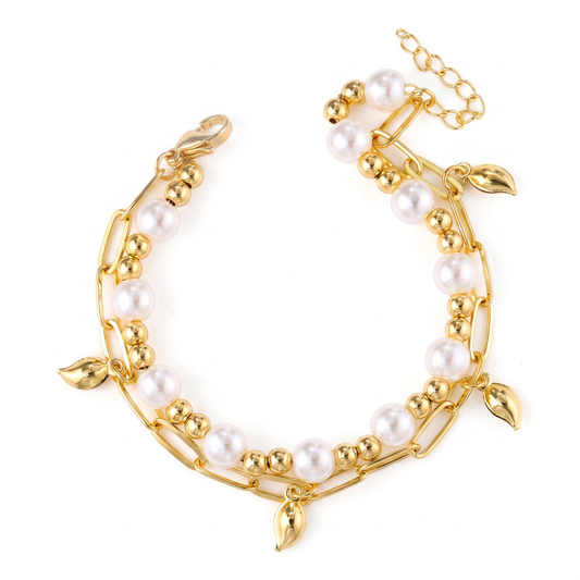 Pulseira Tripla de Pérolas DCG1836