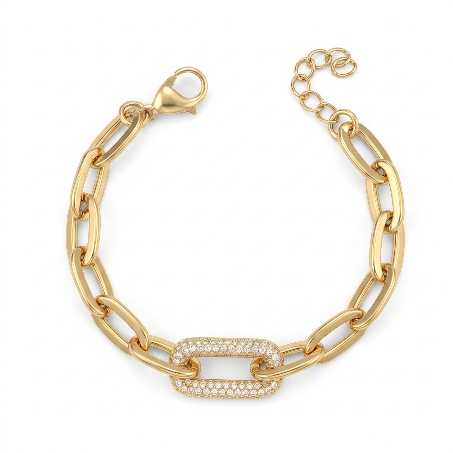 Pulseira De Elo Clipe DCG1840
