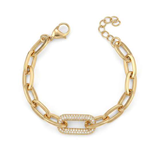 Pulseira De Elo Clipe DCG1840