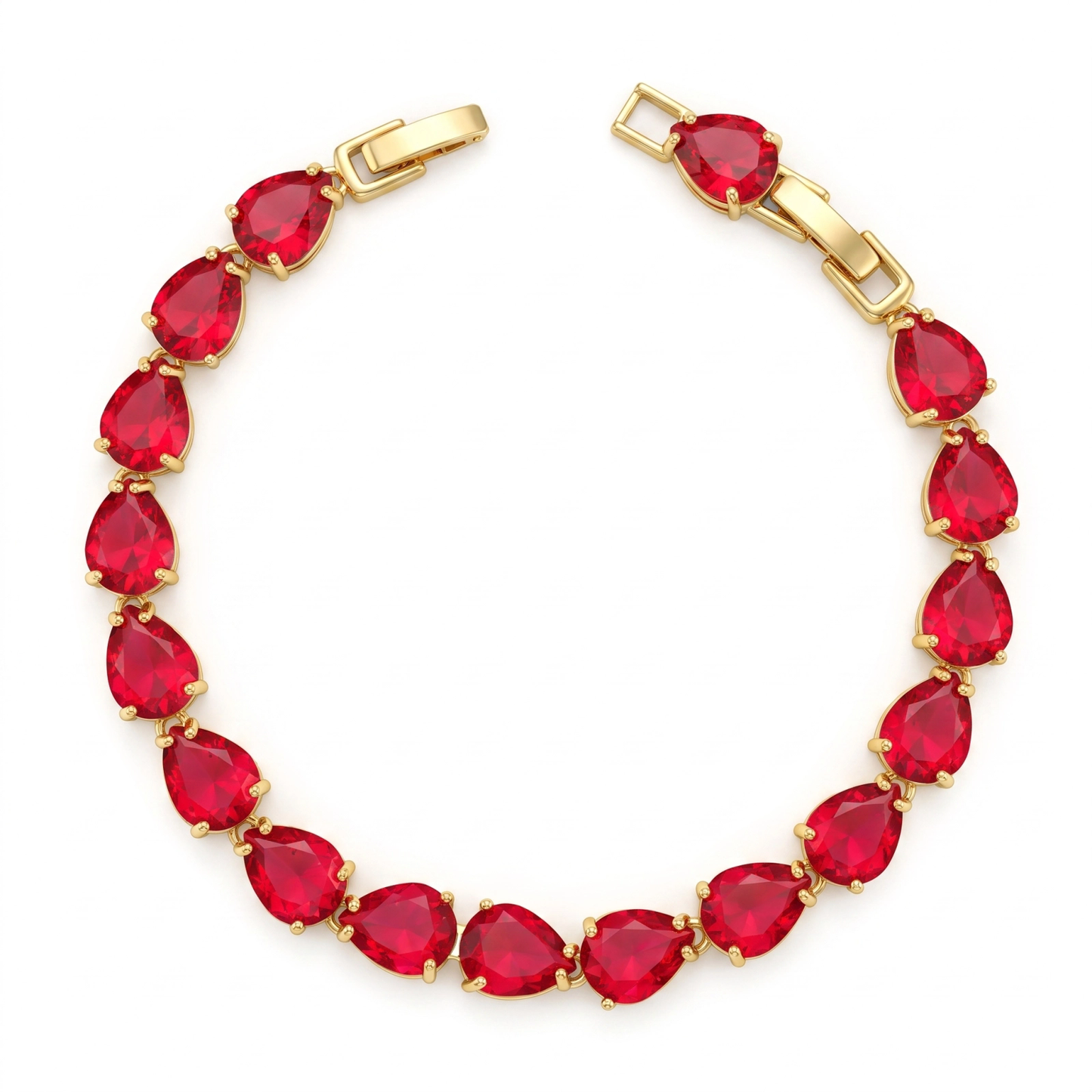 Pulseira Riviera Gotas Rubi DCG1888