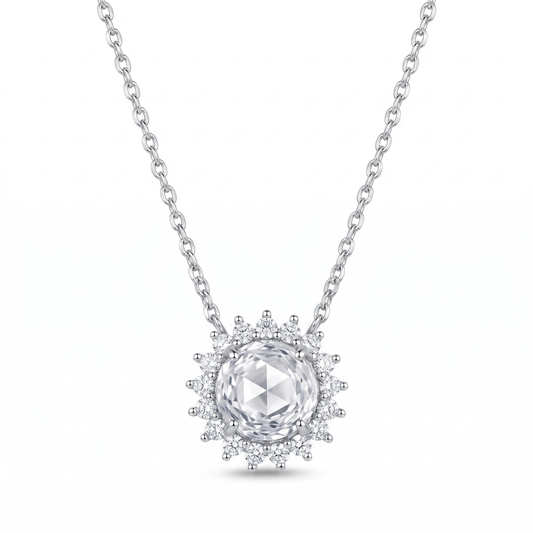 Colar Pingente Flower Cut 10mm  DCG2053