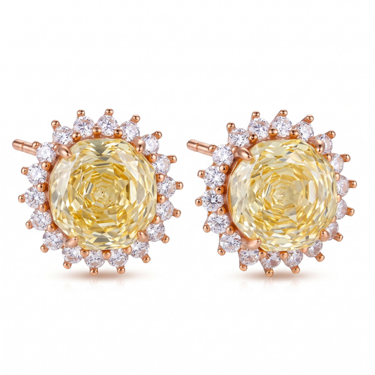 Brincos Flower Cut 10mm DCG2054