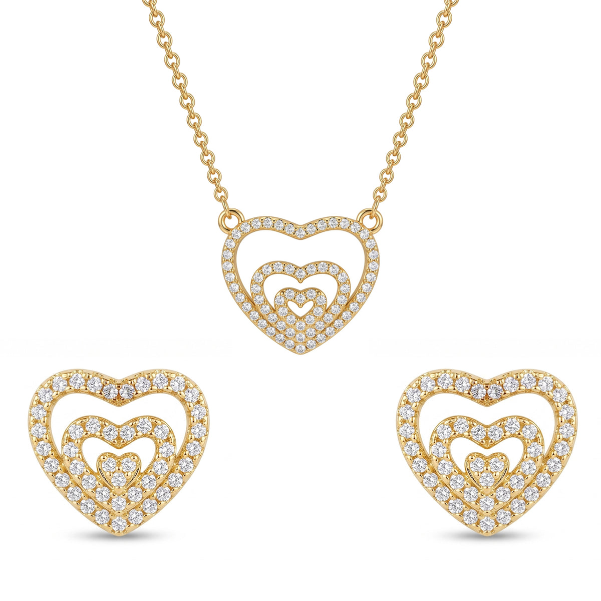 Conjunto de Colar e Brinco Plenitude DCG2078