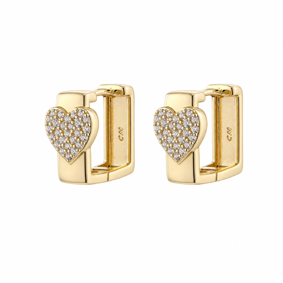 Brinco Square Heart DCG2176