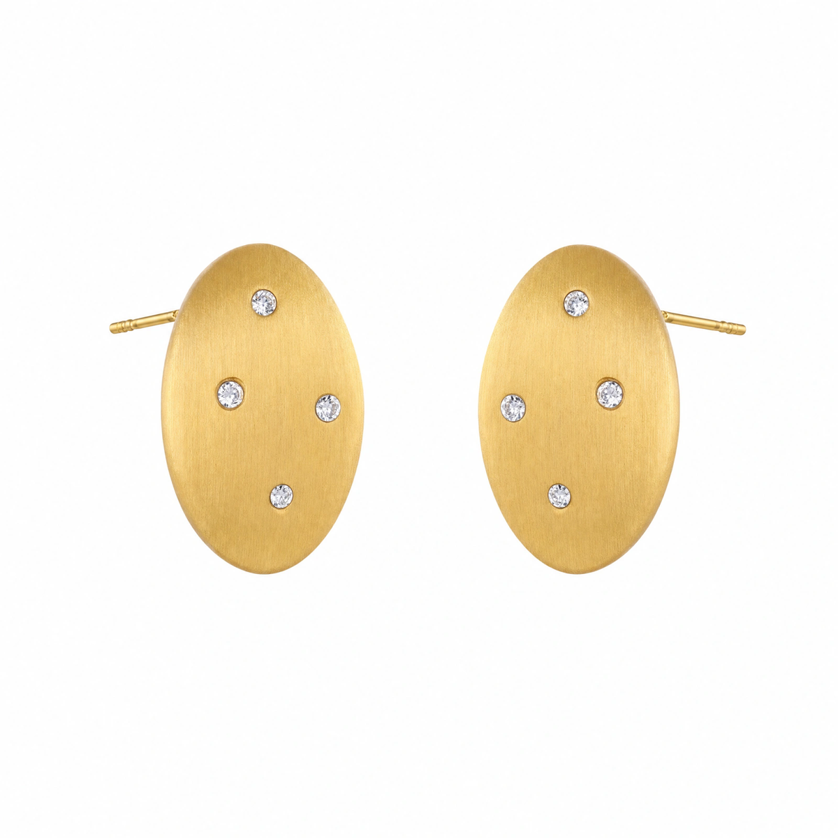Brinco oval Silk DCG2206