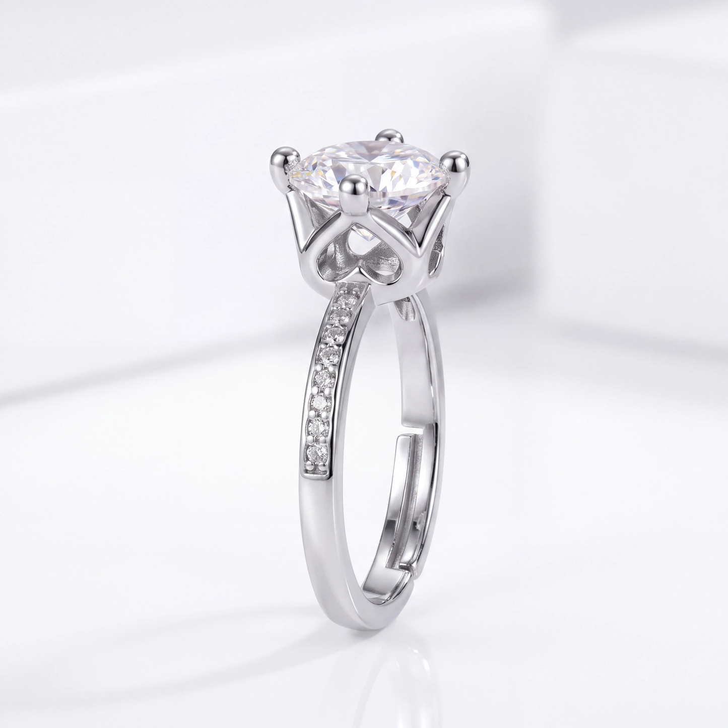 Anel moissanite Primavera EBG0113