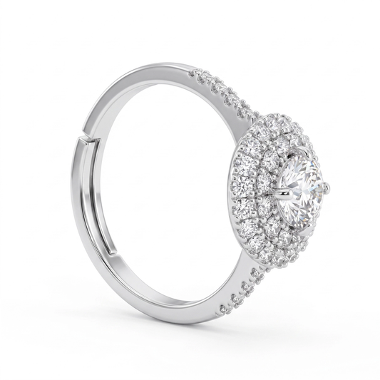 Anel Moissanite Apaixonante EBG0117