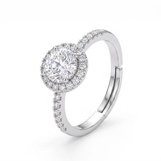 Anel Moissanite Encantador EBG0121