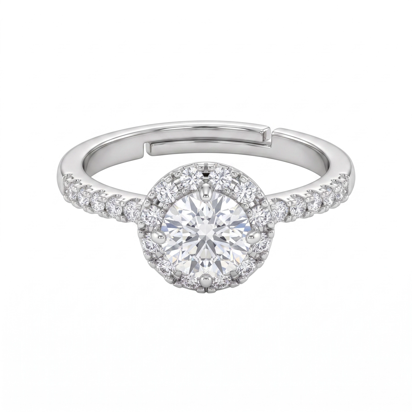 Anel Moissanite Encantador EBG0121