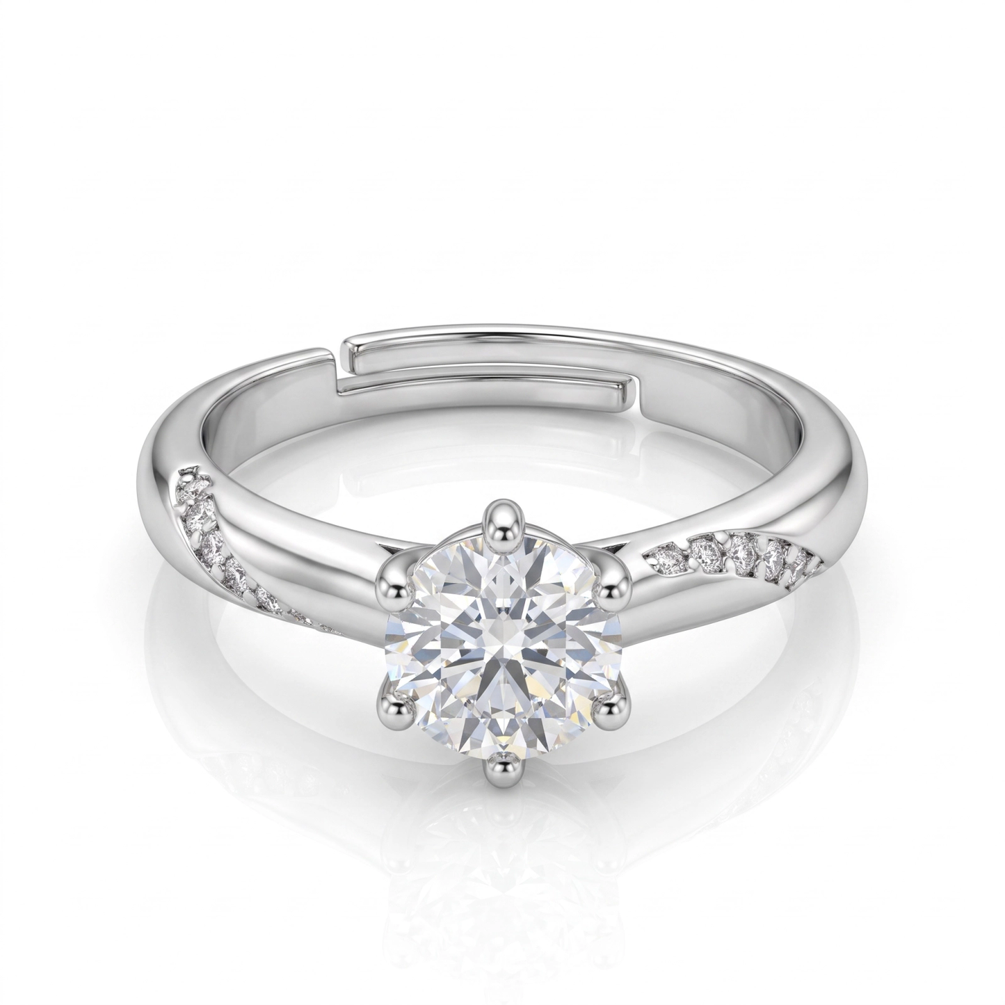 Anel Moissanite Glamour EBG0123