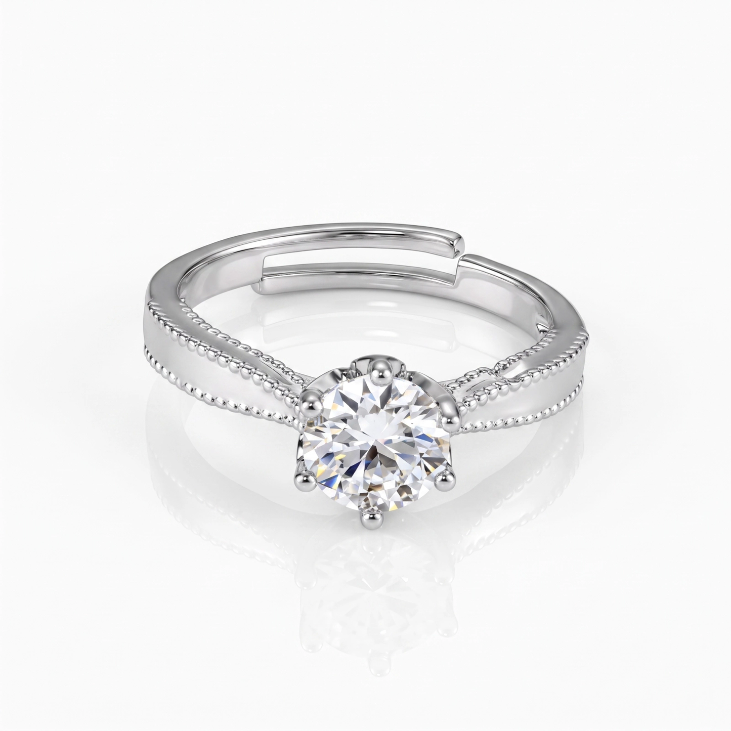 Anel Moissanite Perfeicao EBG0128