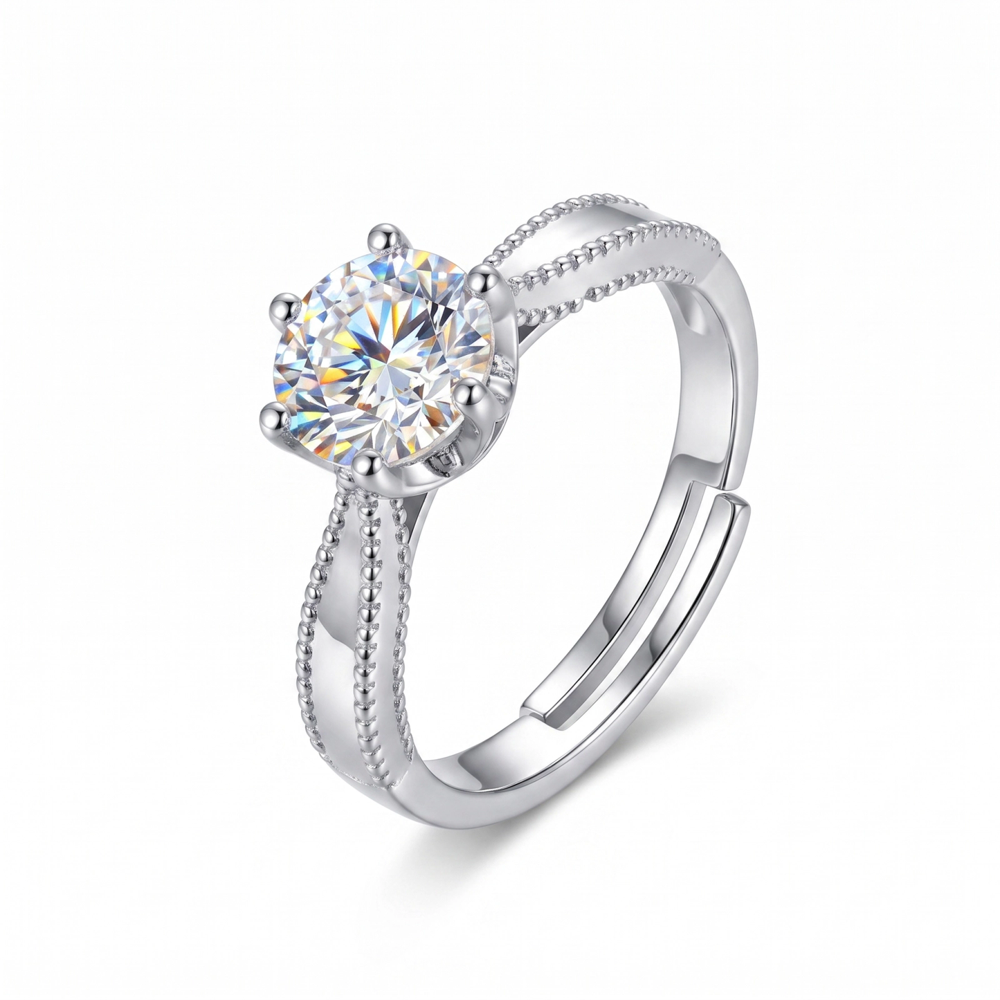 Anel Moissanite Perfeicao EBG0128