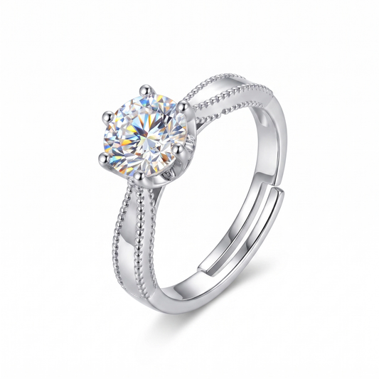 Anel Moissanite Perfeição EBG0128