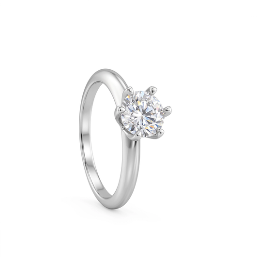 Anel Moissanite Tiffany EBG0135