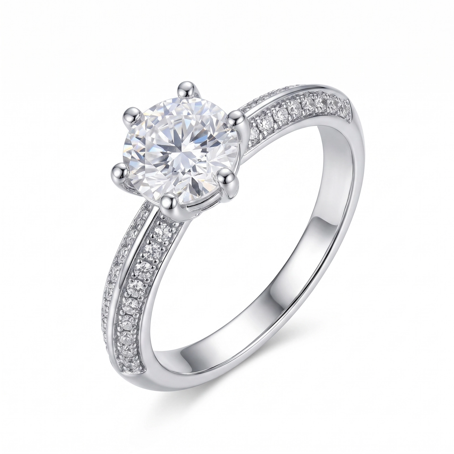 Anel Moissanite Zênite EBG0136