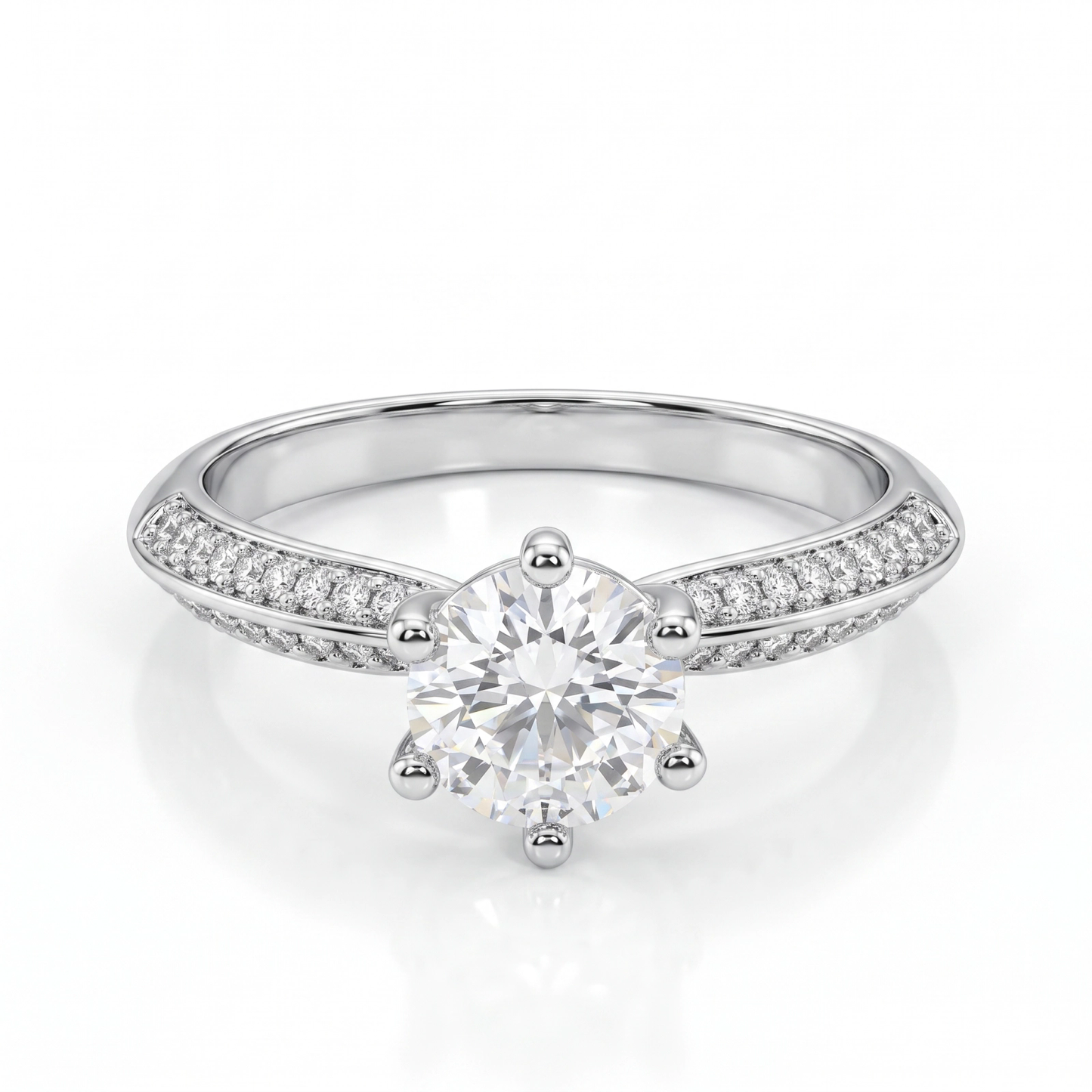 Anel Moissanite Zênite EBG0136