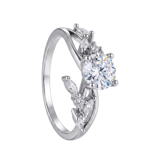 Anel Moissanite Virginia EBG0138