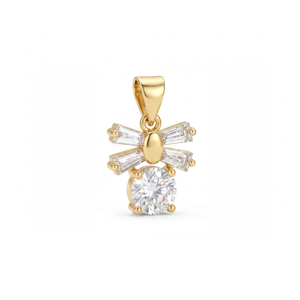 Pingente Bow Moissanite EBG0141