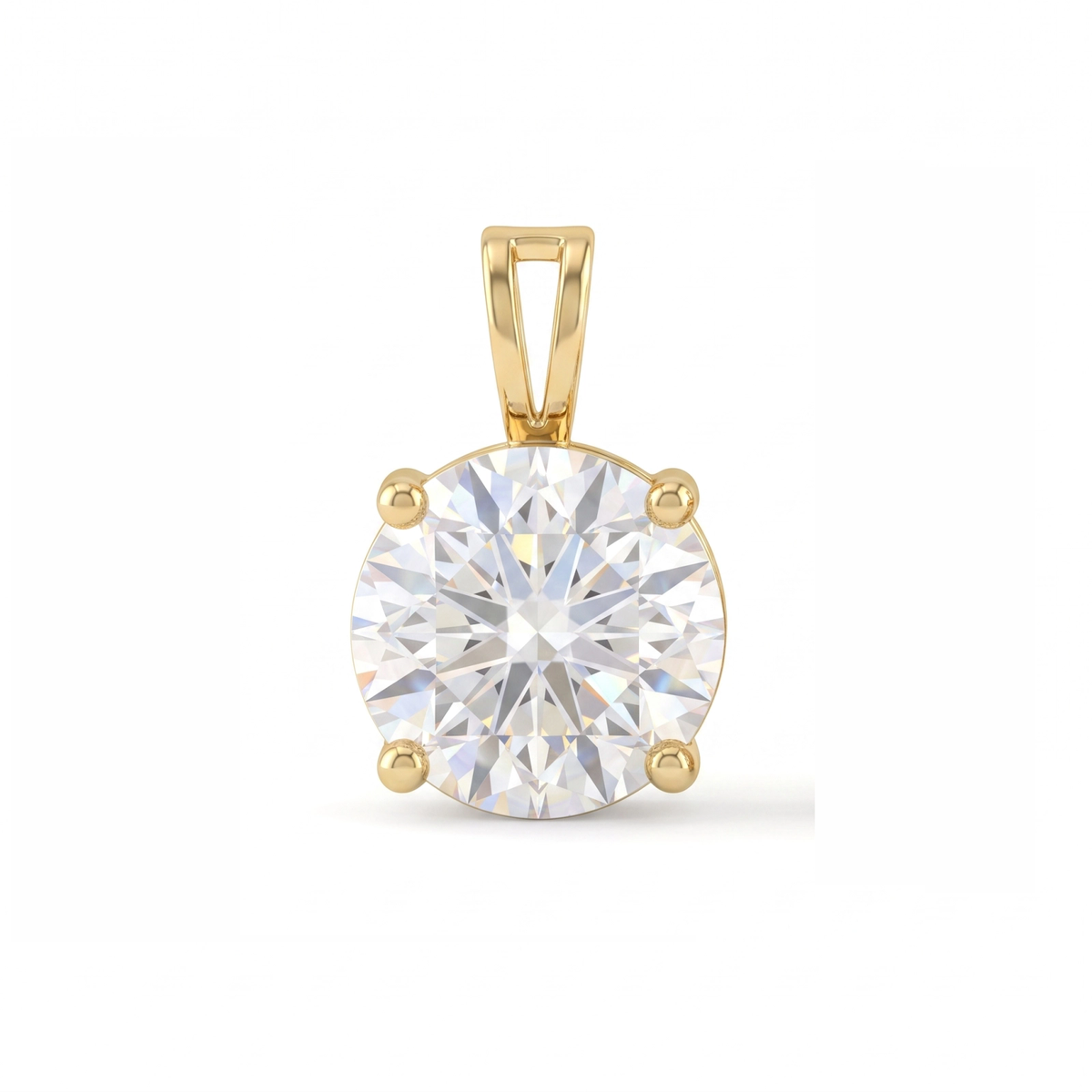 Pingente Simple Moissanite EBG0142
