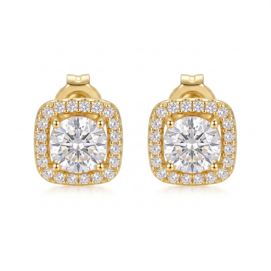 Brincos Square Moissanite EBG0145