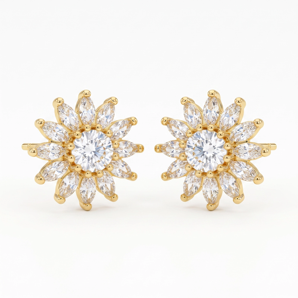 Brincos Solar Moissanite EBG0148