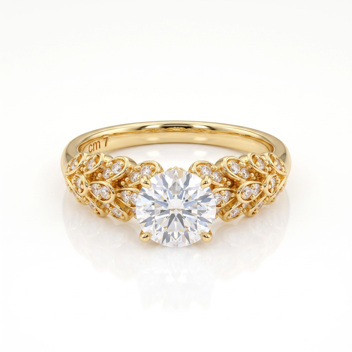 Anel Delicate Moissanite EBG0153