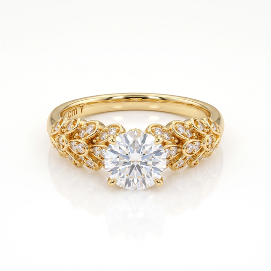 Anel Delicate Moissanite EBG0153