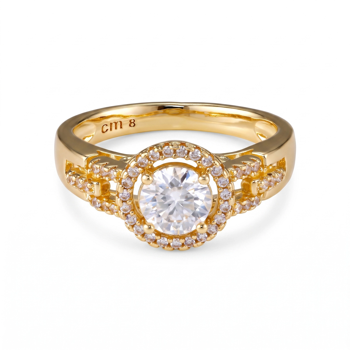 Anel Florecer Moissanite EBG0154