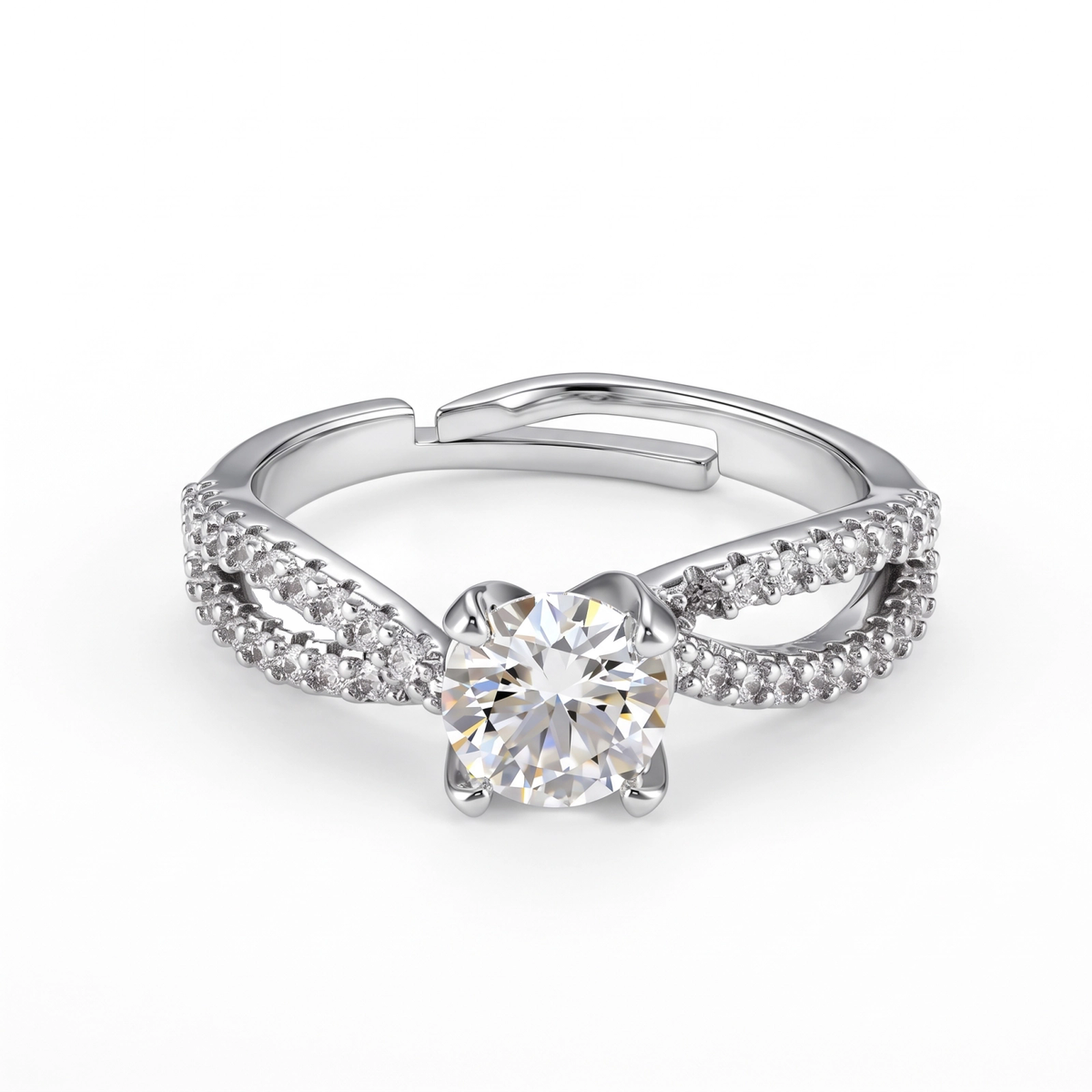 Anel Iluminado Moissanite EBG0161