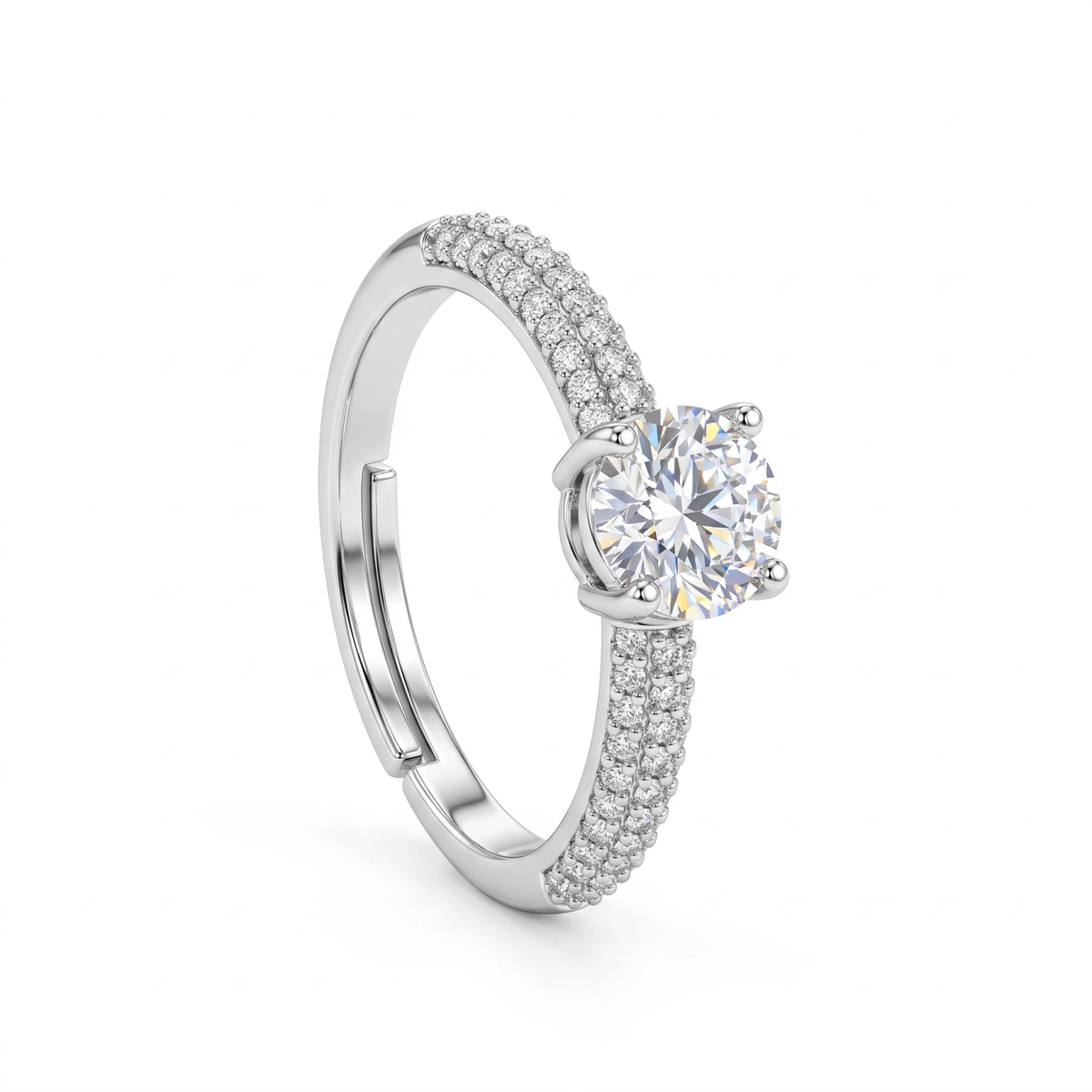 Anel Iluminado Moissanite EBG0163