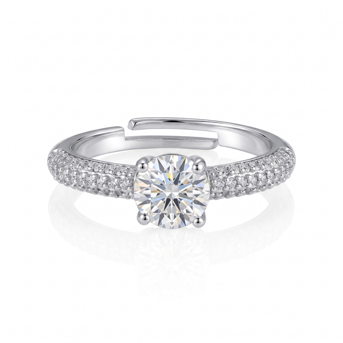 Anel Iluminado Moissanite EBG0163