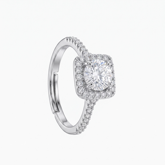 Anel moissanite EBG0164