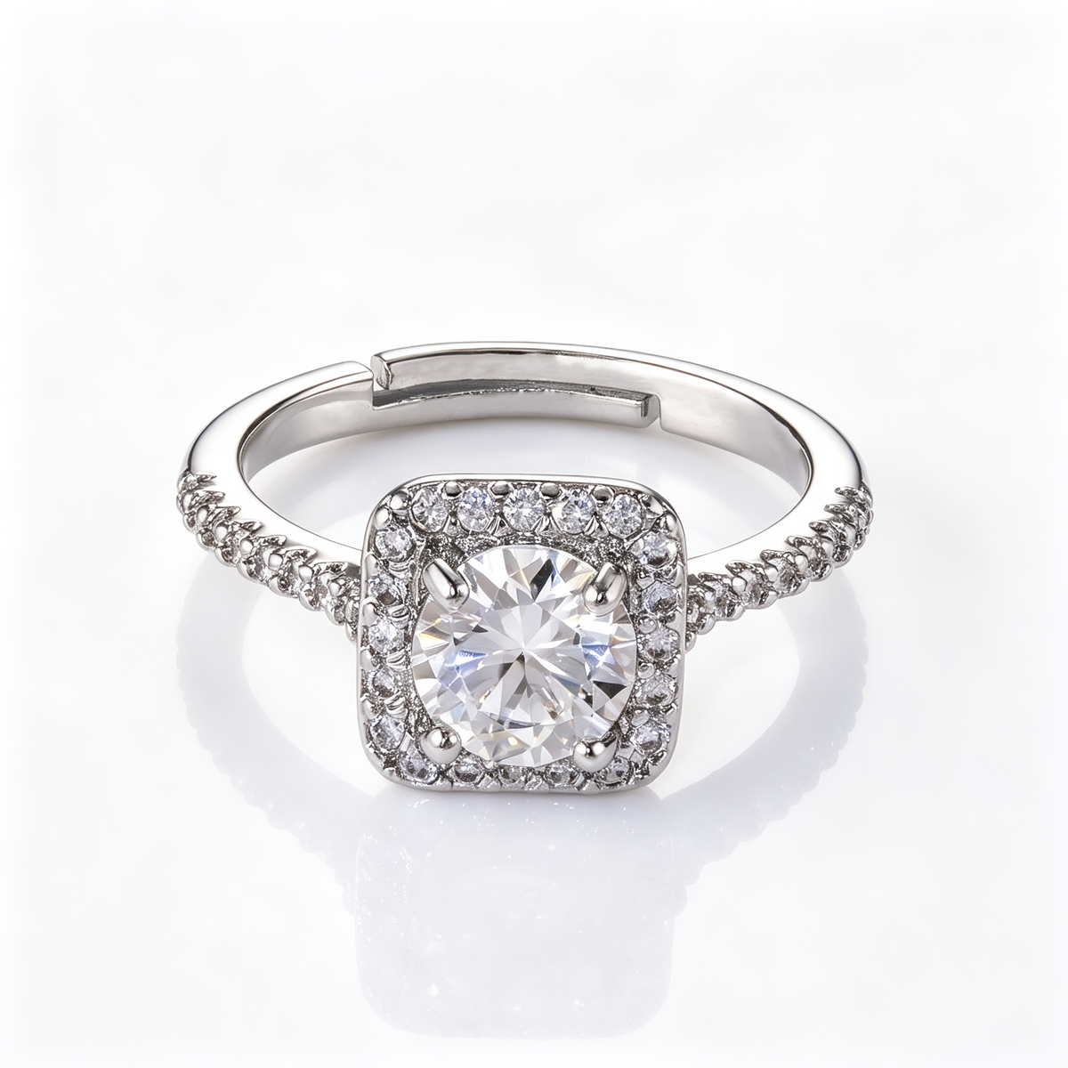 Anel moissanite EBG0164