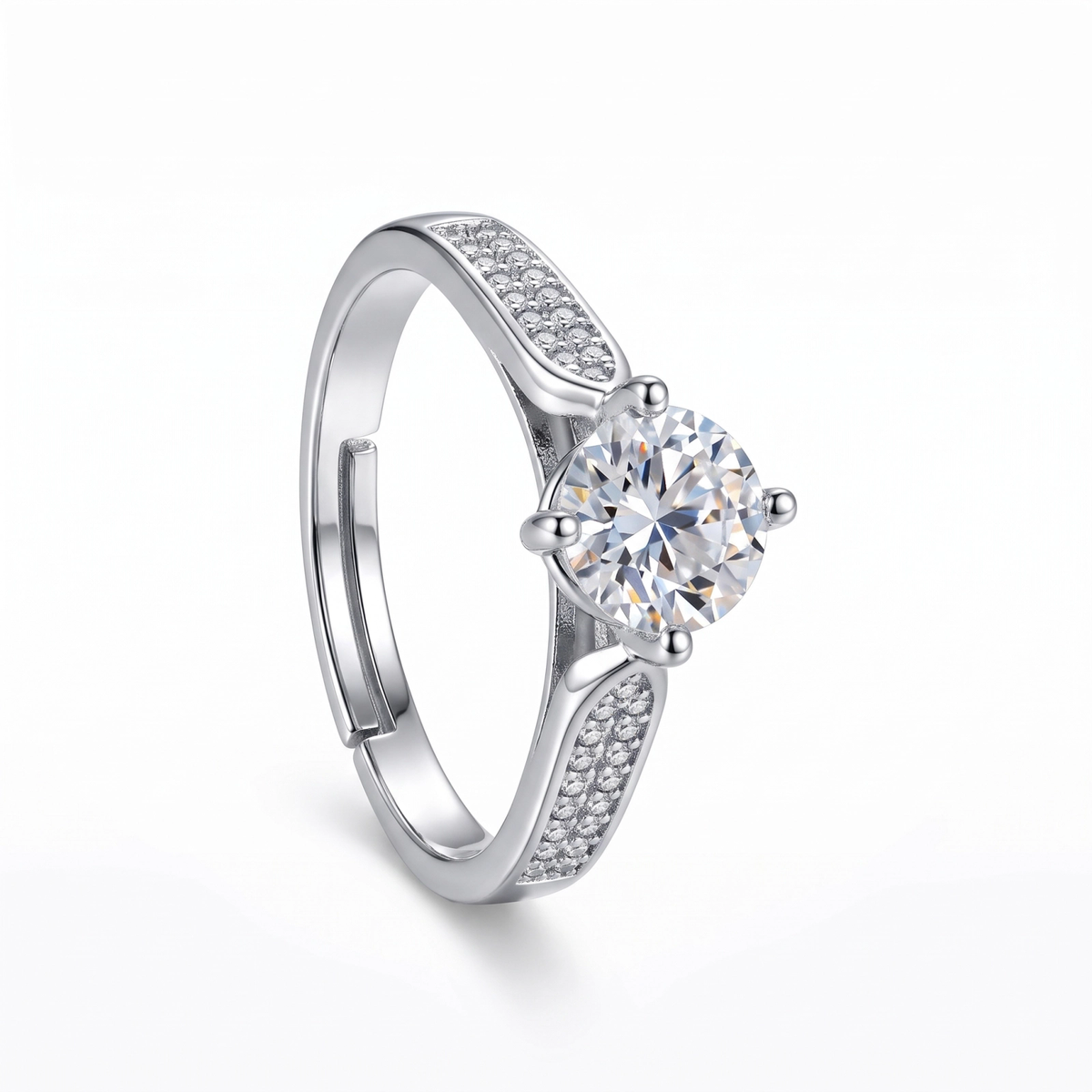 Anel Moissanite Perfeito EBG0166