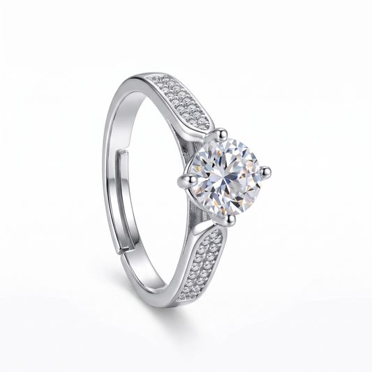 Anel Moissanite Perfeito EBG0166