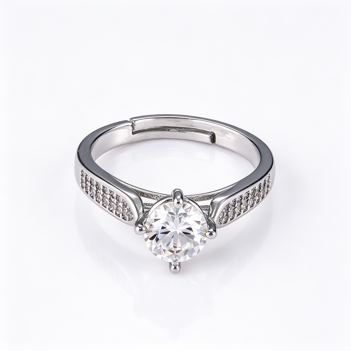 Anel Moissanite Perfeito EBG0166