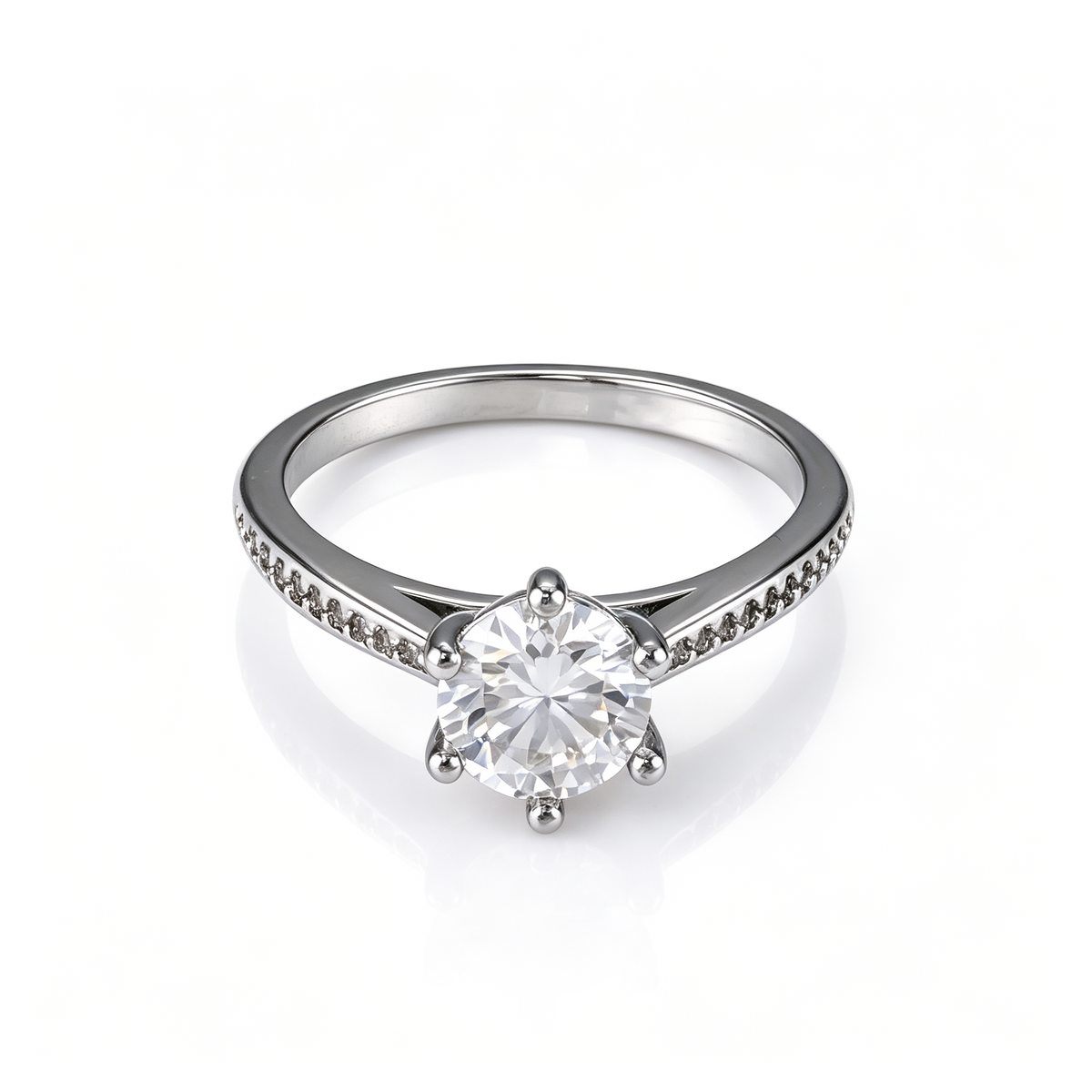 Anel Simple Moissanite EBG0170