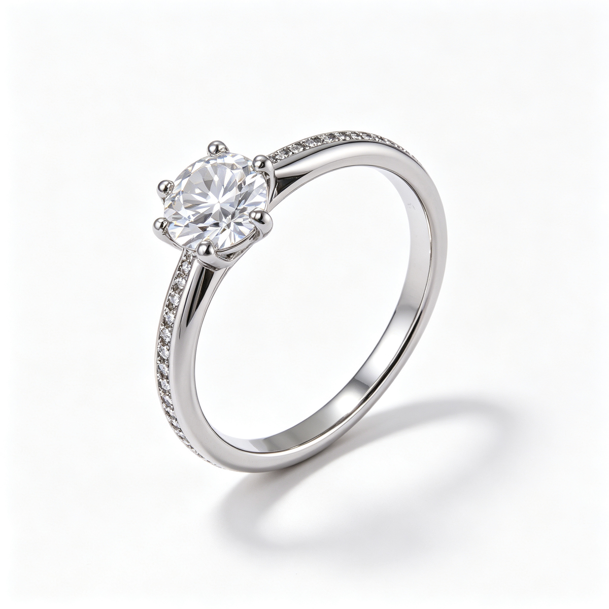 Anel Simple Moissanite EBG0170