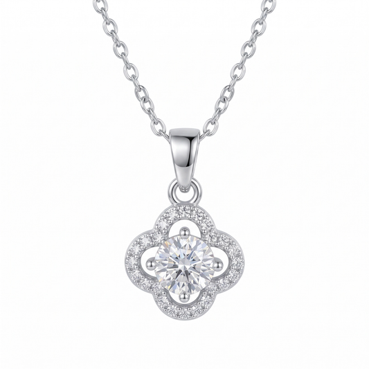 Colar Pingente em moissanite EBG0178