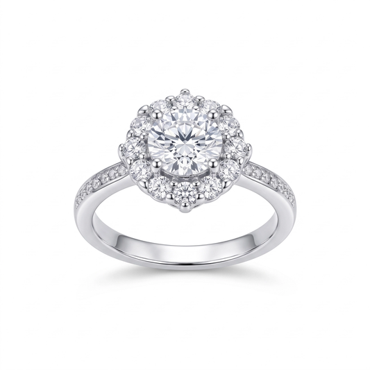 Anel Celeste Moissanite EBG0189