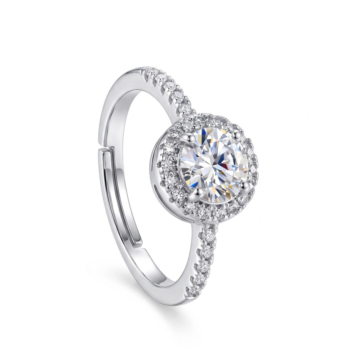 Anel Moissanite Perfeito EBG0196