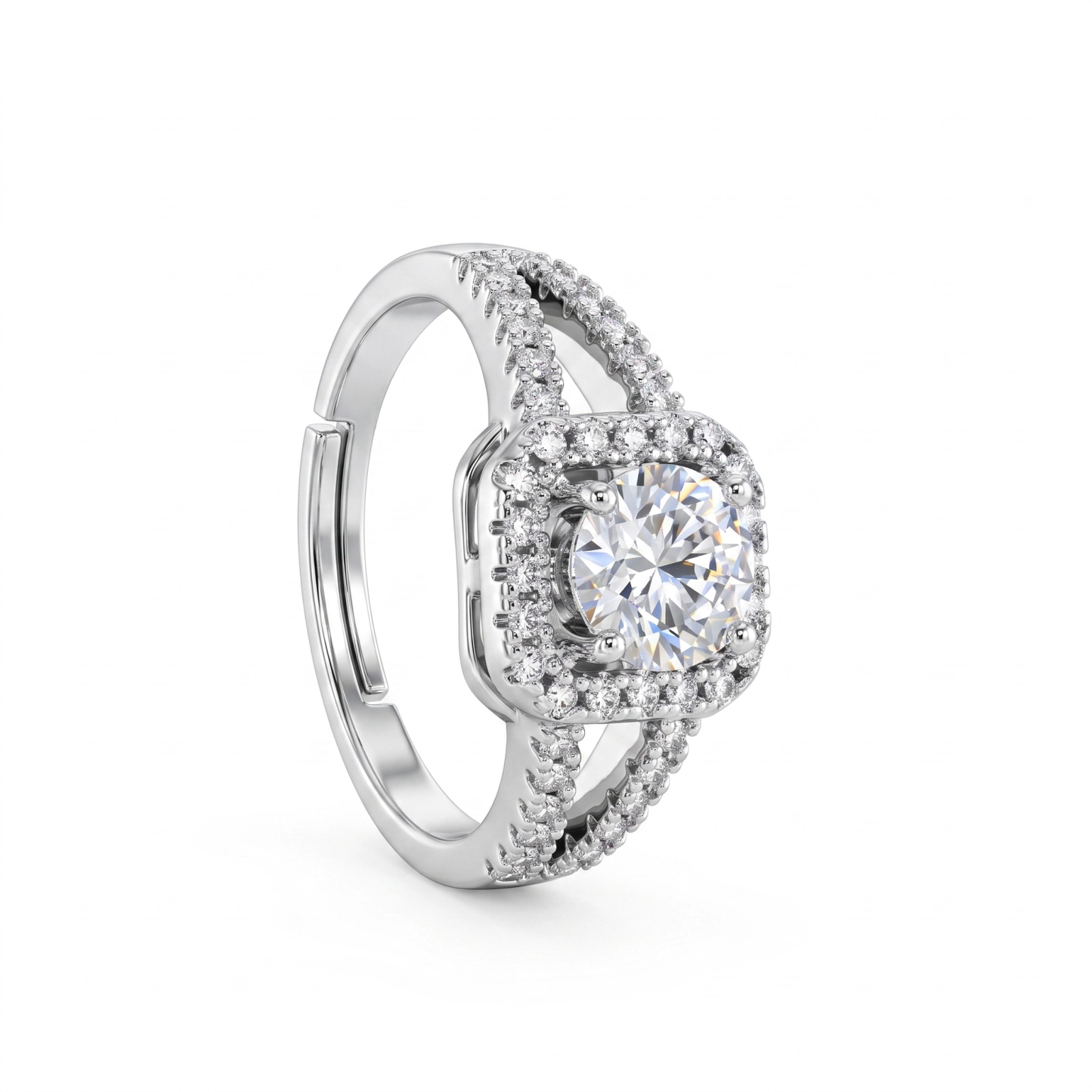 Anel Moissanite  Luxuoso EBG0122