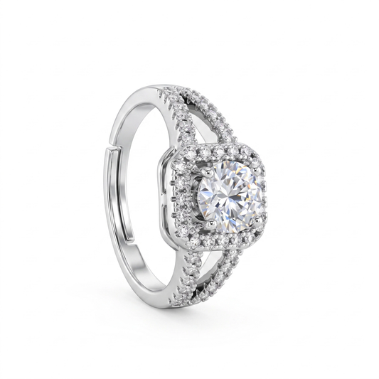 Anel Moissanite  Luxuoso EBG0122