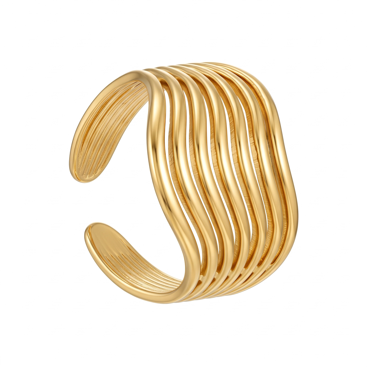 Anel Aros Ondulados ECG0423