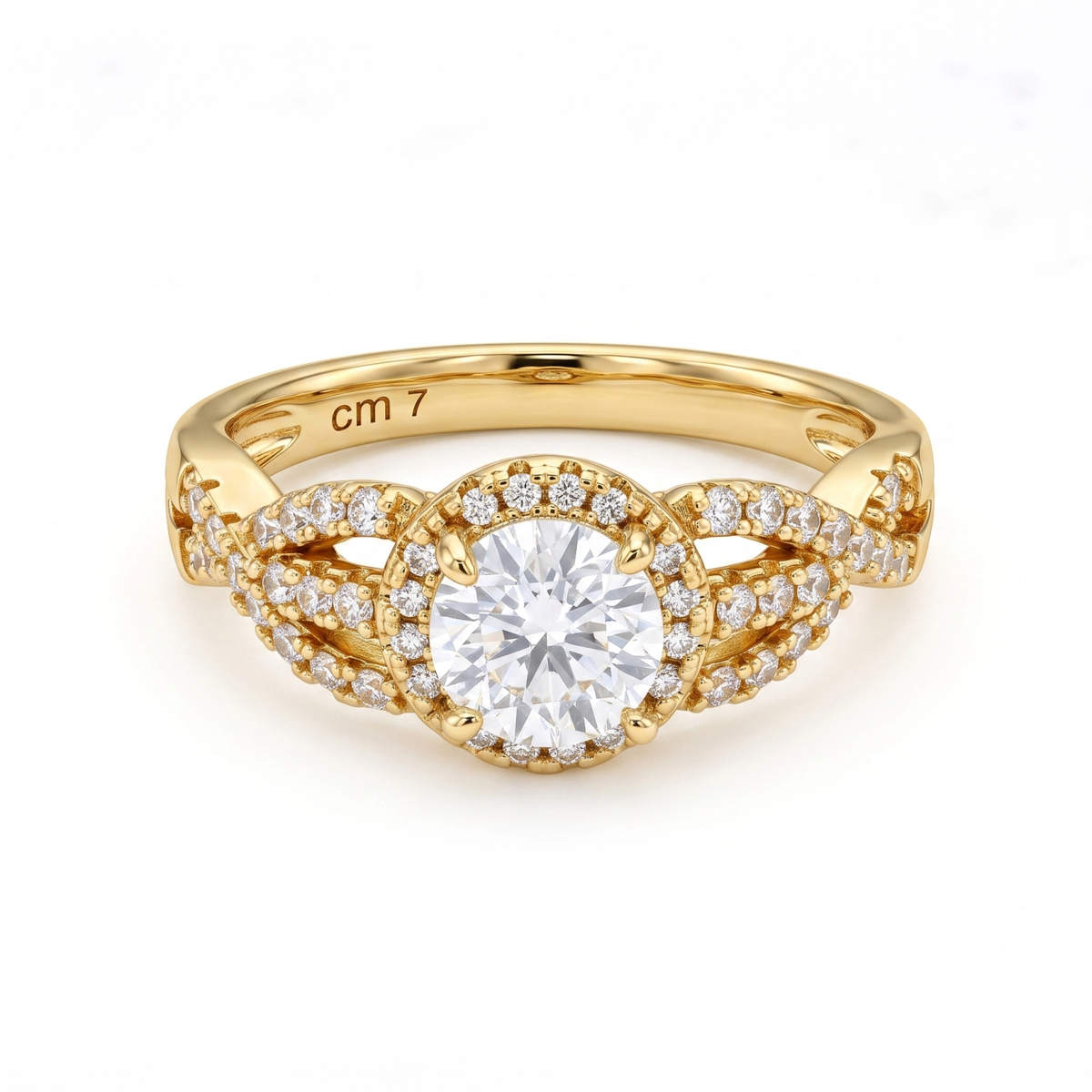 Anel Brilho Encantado Moissanite EBG0150