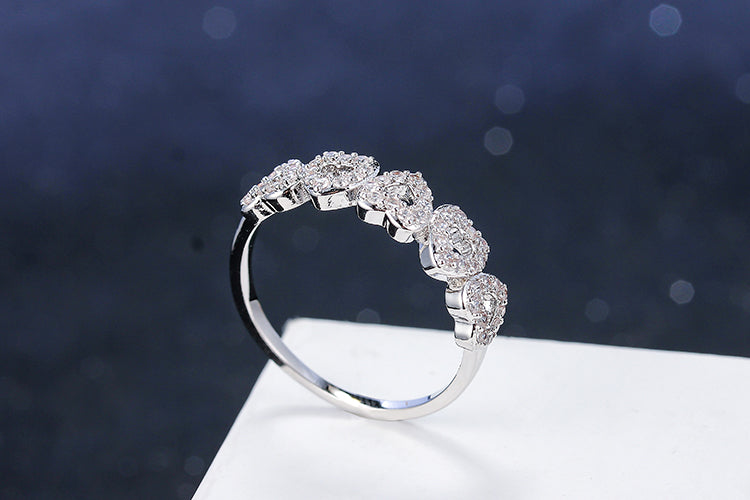 Anel Coracoes cravejados XYR100707